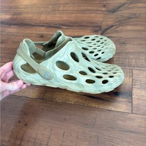 Merrell Hydro Moc Water Shoes Clogs Sandals Camo Green Mens US 9 Womens 10.5